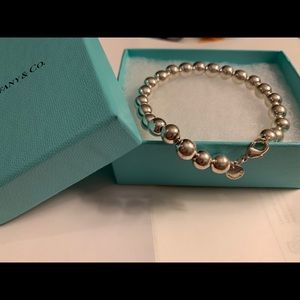 Tiffany & Co Hardware Ball Bracelet 925 Sterling